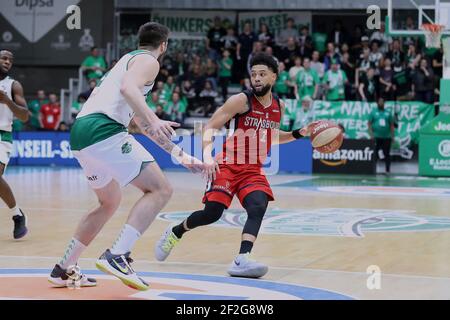 Scottie REYNOLDS (1) de SIG Strasbourg lors du match de basketball Jeep Elite du championnat français entre Nanterre 92 et SIG Strasbourg le 18 janvier 2020 au Palais des Sports Maurice Thorez à Nanterre, France - photo Ann-Dee Lamour / CDP MEDIA / DPPI Banque D'Images