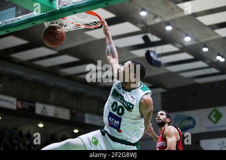 Taylor SMITH (00) de Nanterre 92 lors du match de basket-ball Jeep Elite du championnat français entre Nanterre 92 et SIG Strasbourg le 18 janvier 2020 au Palais des Sports Maurice Thorez à Nanterre, France - photo Ann-Dee Lamour / CDP MEDIA / DPPI Banque D'Images