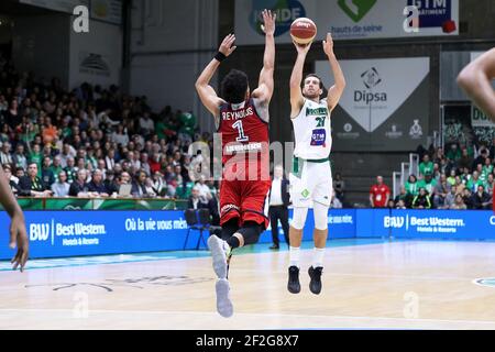 Spencer BUTTERFIELD (21) de Nanterre 92 lors du match de basket-ball Jeep Elite du championnat français entre Nanterre 92 et SIG Strasbourg le 18 janvier 2020 au Palais des Sports Maurice Thorez à Nanterre, France - photo Ann-Dee Lamour / CDP MEDIA / DPPI Banque D'Images