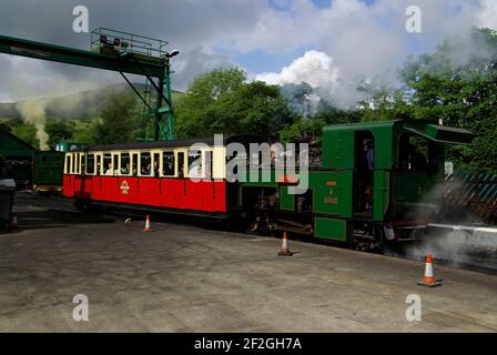 Chemin de fer de Snowdon Mountain, 2009 Banque D'Images