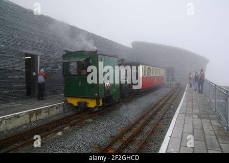 Chemin de fer de Snowdon Mountain, 2009 Banque D'Images