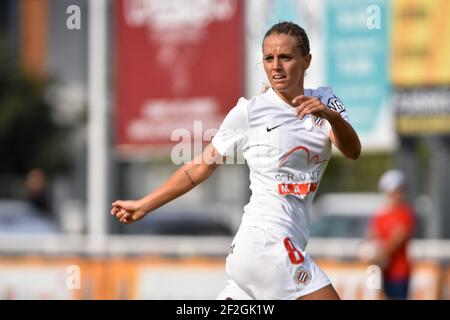 Sandie Toletti de Montpellier Herault Sport Club lors du match de football féminin de la coupe française 2019 entre Montpellier Herault Sport Club et Chelsea FC le 6 août 2019 au Stade Michel Bendichou à Colomiers, France - photo Antoine Massinon / A2M Sport Consulting / DPPI Banque D'Images