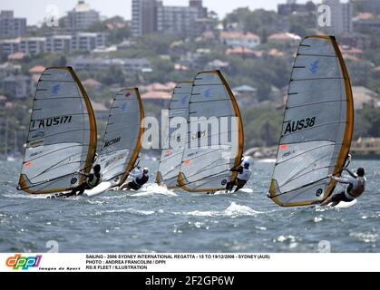 VOILE - 2006 SYDNEY INTERNATIONAL REGATTA - 15 AU 19/12/2006 - SYDNEY (AUS) PHOTO : ANDREA FRANCOLINI / DPPI RS:X FLOTTE / ILLUSTRATION Banque D'Images