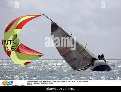 VOILE - COURSE À LA PLAGE D'AIRLIE SEMAINE 2006 - AIRLIE BEACH , QUEENSLAND (AUS) - 10 AU 17/08/2006 PHOTO : ANDREA FRANCOLINI / DPPI ELIXIRI Banque D'Images