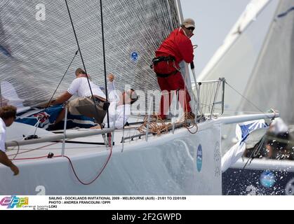 VOILE - DOCKLANDS INVITATIONAL 2009 - MELBOURNE (AUS) - 21/01 AU 22/01/09 PHOTO : ANDREA FRANCOLINI / DPPI LOKI Banque D'Images