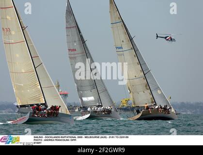 VOILE - DOCKLANDS INVITATIONAL 2009 - MELBOURNE (AUS) - 21/01 AU 22/01/09 PHOTO : ANDREA FRANCOLINI / DPPI START Banque D'Images