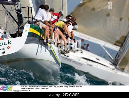 VOILE - DOCKLANDS INVITATIONAL 2009 - MELBOURNE (AUS) - 21/01 AU 22/01/09 PHOTO : ANDREA FRANCOLINI / DPPI SHAMROCK Banque D'Images