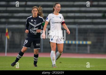 Gaetane Thiney de Paris FC lors du championnat de France féminin, match de football D1 Arkema entre Paris FC et Girondins de Bordeaux le 23 novembre 2019 au stade Interpart Robert Bobin 1 à Bondoufle, France - photo Melanie Laurent / A2M Sport Consulting / DPPI Banque D'Images