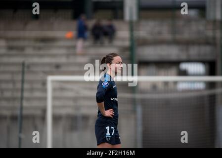 Gaetane Thiney de Paris FC réagit lors du championnat de France des femmes D1 Arkema football match entre Paris FC et Stade de Reims le 22 février 2020 au stade Robert Bobin de Bondoufle, France - photo Antoine Massinon / A2M Sport Consulting / DPPI Banque D'Images