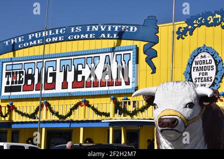 The Big Texan, Amarillo, Texas, États-Unis Banque D'Images