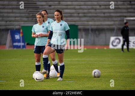 Gaetane Thiney du FC Paris se réchauffe devant le championnat de France féminin, le match de football D1 Arkema entre le FC Paris et les Girondins de Bordeaux le 22 novembre 2020 au stade Robert Bobin de Bondoufle, France - photo Melanie Laurent / A2M Sport Consulting / DPPI Banque D'Images