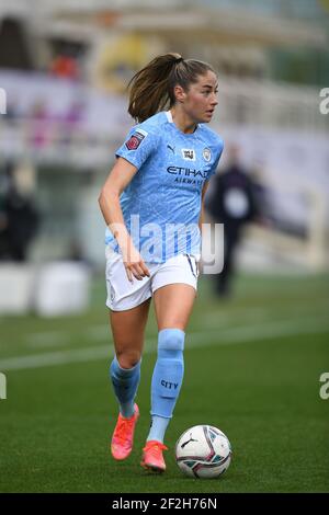 Janine Beckie (Manchester City Women) lors du match de l'UEFA 'Women's Champions League 2020 2021 entre Fiorentina Women 0-5 Manchester City Women au stade Artemio Franchi le 11 mars 2021 à Florence, Italie. Credit: Maurizio Borsari/AFLO/Alay Live News Banque D'Images