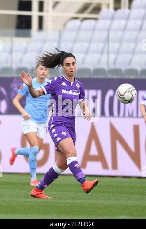 Martina Piemonte (Fiorentina Femminile) Lors du match de l'UEFA 'Women's Champions League 2020 2021 entre Fiorentina Women 0-5 Manchester City Women au stade Artemio Franchi le 11 mars 2021 à Florence, Italie. (Photo de Maurizio Borsari/AFLO) Banque D'Images