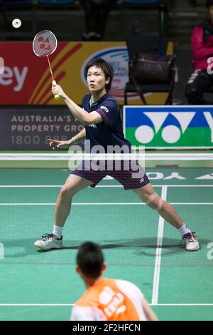 BADMINTON - YONEX BADMINTON AUSTRALIEN OUVERT 2013 - Sydney Exhibition CENTRE - SYDNEY (AUS) - 2-7/04/2013 - PHOTO ANDREA FRANCOLINI / DPPI MEDIA - MEN - MOMOTA (JAPON) Banque D'Images