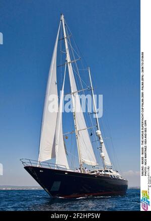 VOILE - MAXIS - MAXIS - LE HORUS SUPERYACHT CUP PALMA 2009 - PALMA (SPA) - 24/06 AU 27/06/09PHOTO : NICO MARTINEZ / MER ET VOIR / DPPI ANTARA Banque D'Images