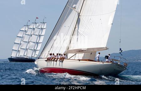 VOILE - LE SUPER YACHT COUPE 2010 - PALMA DE MAJORQUE (ESP) - 24/06/2010 - PHOTO : NICO MARTINEZ / MER ET VOIR / DPPIDIRUMFIRE Banque D'Images