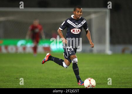 FOOTBALL - CHAMPIONNAT DE FRANCE 2012/2013 - L1 - GIRONDINS BORDEAUX V LILLE OSC - 19/10/2012 - PHOTO MANUEL BLONDAU / DPPI - MARIANO Banque D'Images