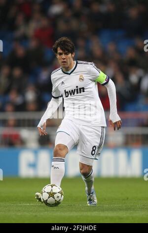 FOOTBALL - LIGUE DES CHAMPIONS DE L'UEFA 2012/2013 - SCÈNE DE GROUPE - GROUPE D - REAL MADRID V AJAX AMSTERDAM - 4/12/2012 - PHOTO MANUEL BLONDAU / AOP PRESSE / DPPI - KAKA Banque D'Images
