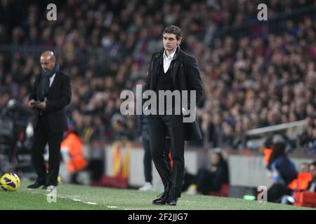 FOOTBALL - CHAMPIONNAT D'ESPAGNE 2012/2013 - FC BARCELONE / ATLETICO MADRID - 16/12/2012 - PHOTO MANUEL BLONDAU / AOP PRESSE / DPPI - ENTRAÎNEUR-CHEF TITO VILANOVA Banque D'Images