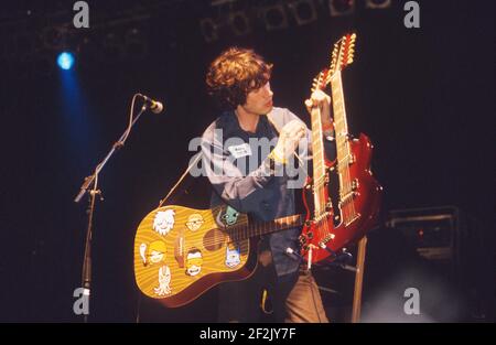 Animaux Super Furry à Glastonbury 1998,Carry Farm , Pilton, Somerset, Angleterre, Royaume-Uni. Banque D'Images