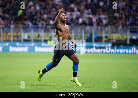 Keita Balde d'Inter célèbre après son but pendant le championnat italien Serie UN match de football entre le FC Internazionale et le FC Empoli le 26 mai 2019 au stade Giuseppe Meazza à Milan, Italie - photo Morgese - Rossini / DPPI Banque D'Images