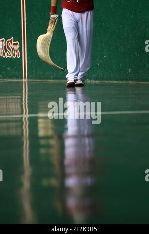 Cesta punta - Jai Alai - Championnat du monde 2013 - Biarritz - France - 1/2 final - 26/08/2013 - photo Manuel Blondeau / AOP-PRESS / DPPI - Illustration Banque D'Images