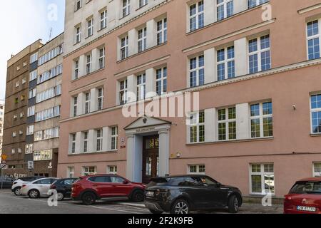 Wroclaw, Pologne - Mai 8 2020 : façade de la cour d'appel Banque D'Images