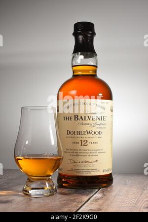 Balvenie Double Wood Scotch Whisky Banque D'Images