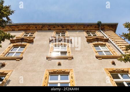 Wroclaw, Pologne - Mai 8 2020 : façade de ZUS - bâtiment de sécurité sociale Banque D'Images