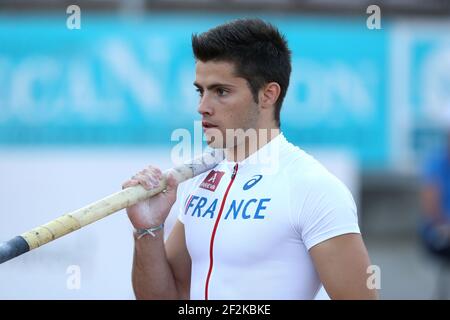 Athlétisme - DecaNation 2013 - Valence - France - 31/08/2013 - photo Manuel Blondeau/ KMSP / DPPI - Valentin Lavillenie De France Banque D'Images