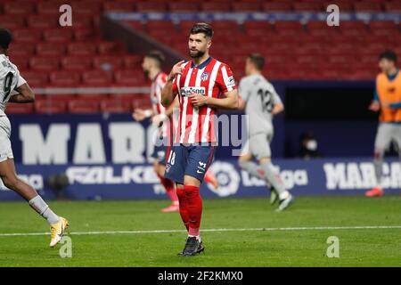 Madrid, Espagne. 10 mars 2021. Felipe (Atletico) football : Espagnol 'la Liga Santander' match entre le Club Atletico de Madrid 2-1 Athletic Club de Bilbao à l'Estadio Wanda Metropolitano à Madrid, Espagne . Crédit: Mutsu Kawamori/AFLO/Alay Live News Banque D'Images