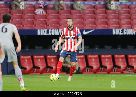 Madrid, Espagne. 10 mars 2021. Koke (Atletico) football : Espagnol 'la Liga Santander' match entre le Club Atletico de Madrid 2-1 Athletic Club de Bilbao à l'Estadio Wanda Metropolitano Madrid, Espagne . Crédit: Mutsu Kawamori/AFLO/Alay Live News Banque D'Images