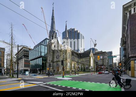 Cathédrale Holy Rosary, Vancouver, British Columbia, Canada Banque D'Images