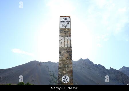 Illustration Col d Izoard pendant le Tour de France, UCI World Tour 2014, étape 14, Grenoble - Risoul (177 km), le 19 juillet 2014 - photo Manuel Blondau / AOP Press / DPPI Banque D'Images