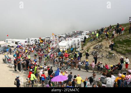 Les cavaliers sont photographiés au Col du Tourmalet pendant le Tour de France, UCI World Tour 2014, Stage 18, Pau - Hautacam (145,5 km), le 24 juillet 2014 - photo Manuel Blondeau / AOP Press / DPPI Banque D'Images