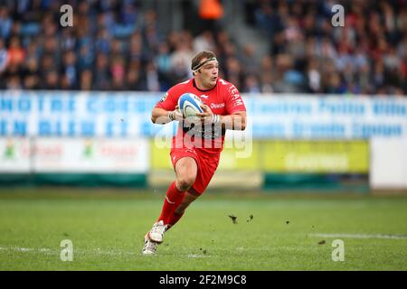 Jean-Charles Orioli de RC Toulon lors du match français Top 14 des rugby entre Castres Olympique et RC Toulon au stade Pierre Antoine, à Castres, France, le 8 novembre 2014 . Photo Manuel Blondau / AOP PRESSE / DPPI Banque D'Images