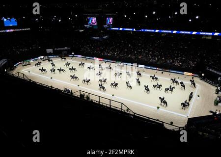 Illustration Arena de Bercy lors des finales de la coupe du monde FEI à l'hôtel Accor Arena - avril 11-15, le 14 avril 2018, à Paris, France - photo Christophe Bricot / DPPI Banque D'Images