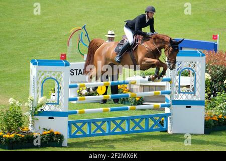 Kevin STAUT (FRA) à cheval Bahia de Mars pendant le Festival équestre mondial, CHIO d'Aix-la-Chapelle 2018, du 13 au 22 juillet 2018 à Aix-la-Chapelle, Allemagne - photo Christophe Bricot / DPPI Banque D'Images