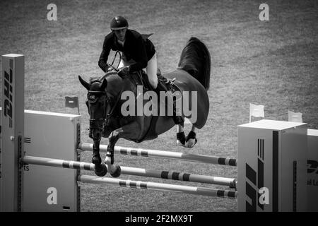 Kevin STAUT (FRA) à cheval Bahia de Mars pendant le Festival équestre mondial, CHIO d'Aix-la-Chapelle 2018, du 13 au 22 juillet 2018 à Aix-la-Chapelle, Allemagne - photo Christophe Bricot / DPPI Banque D'Images