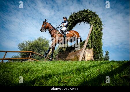 Imogen MURRAY (GBR). Ivar Gooden pendant le Festival équestre mondial, CHIO d'Aix-la-Chapelle 2018, du 13 au 22 juillet 2018 à Aix-la-Chapelle, Allemagne - photo Christophe Bricot / DPPI Banque D'Images