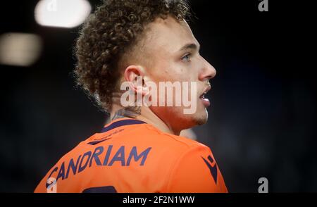 Noa Lang du Club photographié lors d'un match de football reporté entre Sporting Charleroi et Club Brugge KV, vendredi 12 mars 2021 à Charleroi, du jour 26 o Banque D'Images