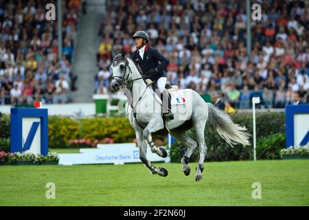 Olivier ROBERT (FRA) à cheval VANGOG DU MAS GARNIER pendant le CHIO d'Aix-la-Chapelle, Jumping événement le 18 juillet 2019 à Aix-la-Chapelle, Allemagne - photo Christophe Bricot / DPPI Banque D'Images