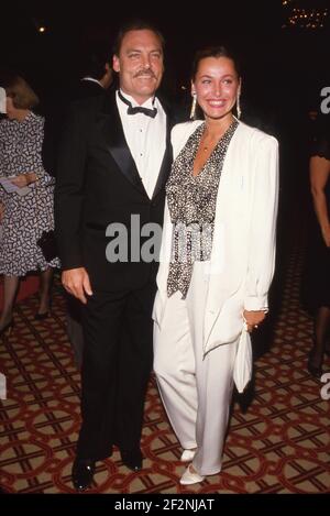 Stacy Keach et Malgosia Tomassi 1988 crédit: Ralph Dominguez/MediaPunch Banque D'Images