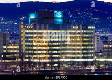 Autriche, Vienne, siège de Pensionsversicherungsanstalt (PVA, Pension Insurance institution) en 02. Leopoldstadt, Banque D'Images