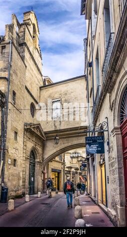 Chapelle Sainte-Foy de Montpellier. La construction a commencé au XIIe siècle. Banque D'Images