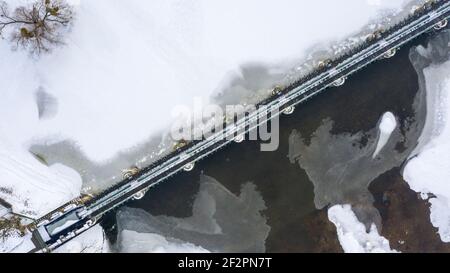 L'Allemagne, Saxe-Anhalt, Pretzien, a classé le Woir de Pretziener, lorsqu'il a été achevé en 1875, la plus grande défense de fusil en Europe, protège aujourd'hui les villes de Magdebourg, Schönebeck et les communautés environnantes des dangers d'une inondation d'Elbe. Banque D'Images