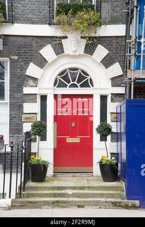 12-27 Bedford Square Architecture géorgienne Bloomsbury par Thomas Leverton Robert Palmer Banque D'Images