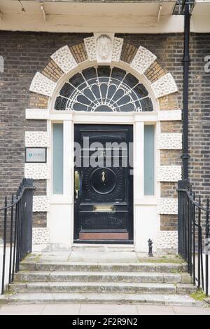 12-27 Bedford Square Architecture géorgienne Bloomsbury par Thomas Leverton Robert Palmer Banque D'Images