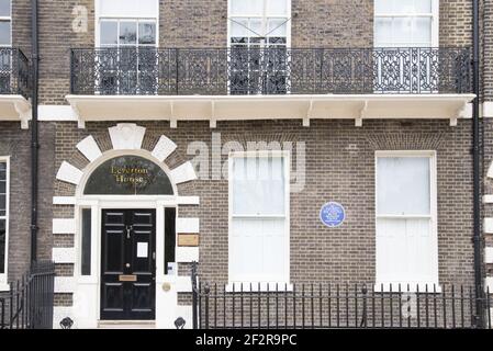 12-27 Bedford Square Architecture géorgienne Bloomsbury par Thomas Leverton Robert Palmer Banque D'Images