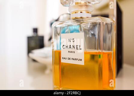 Bouteille de parfum Chanel No 5 Banque D'Images